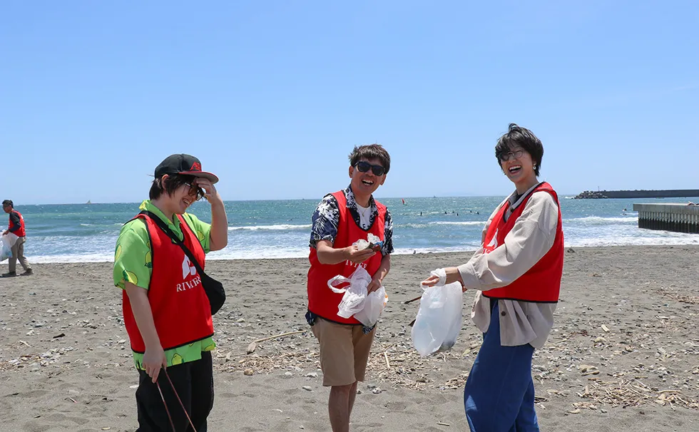 リビエラ湘南ビーチクリーン茅ヶ崎市