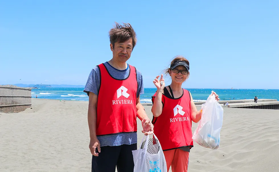 リビエラ湘南ビーチクリーン茅ヶ崎市