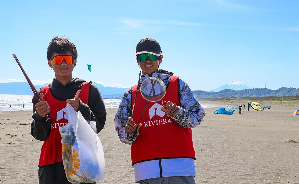 リビエラ湘南ビーチクリーン平塚市