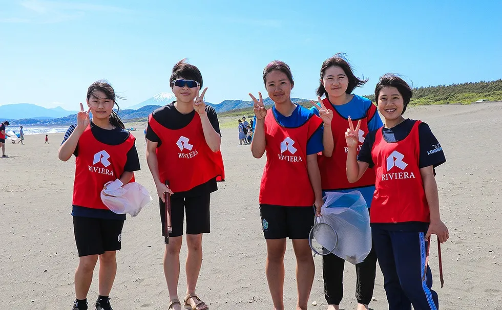 リビエラ湘南ビーチクリーン平塚市