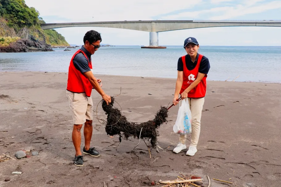 リビエラ湘南ビーチクリーン真鶴町