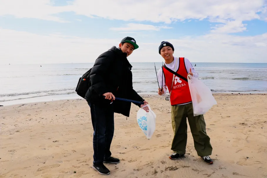 リビエラ湘南ビーチクリーン鎌倉市