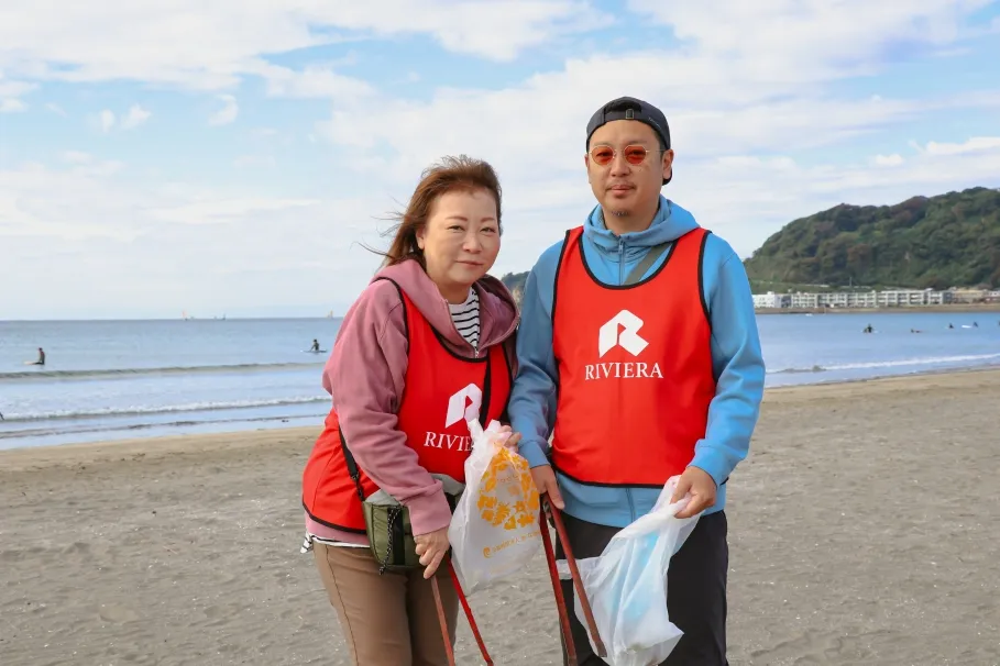 リビエラ湘南ビーチクリーン鎌倉市