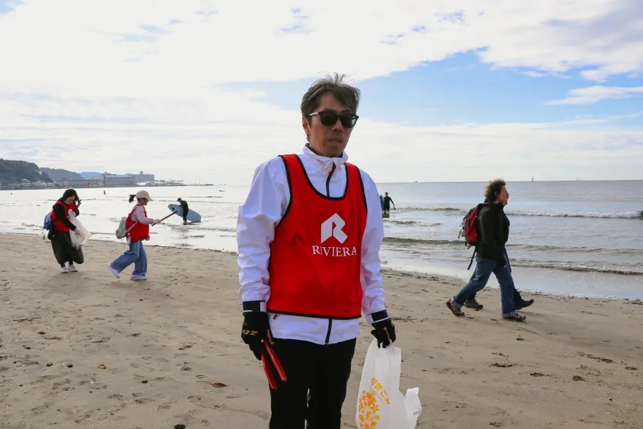 リビエラ湘南ビーチクリーン鎌倉市