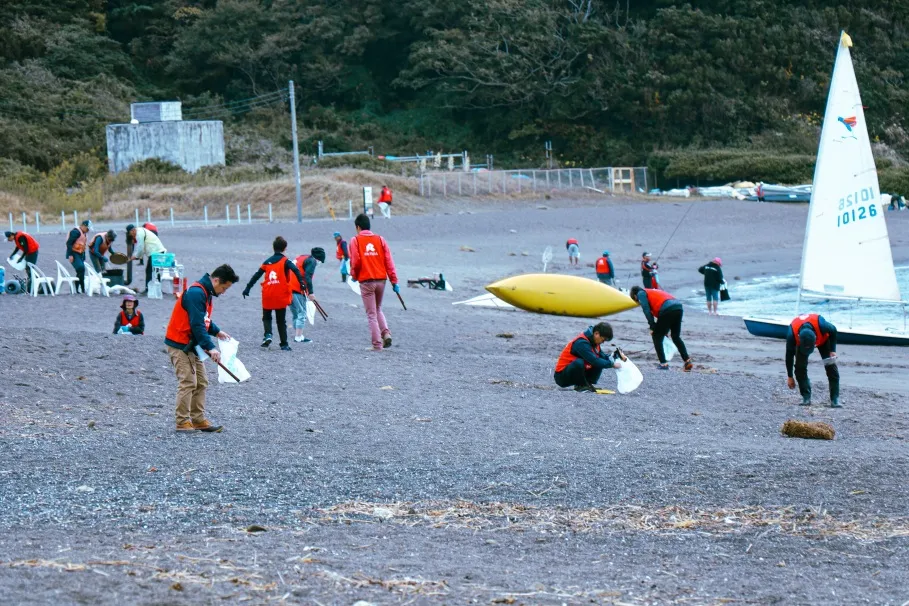 リビエラ湘南ビーチクリーン横須賀市