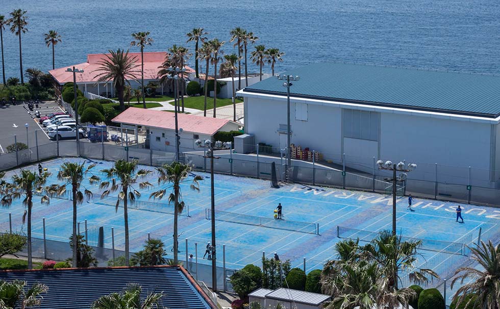 写真：テニスコート