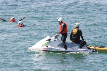 写真：パトロールの様子