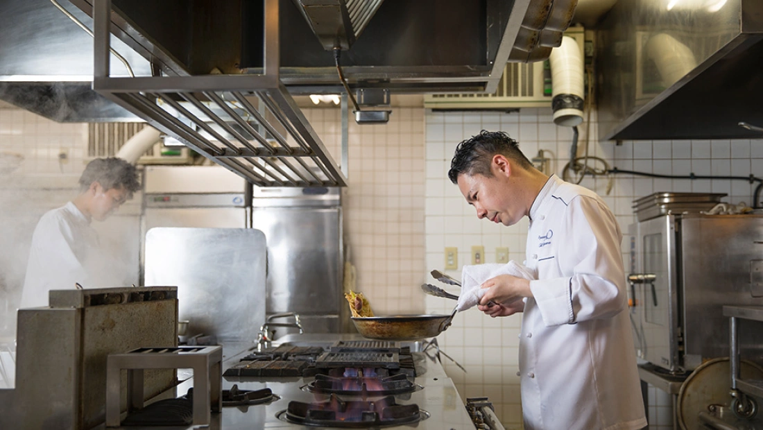 写真：調理の様子