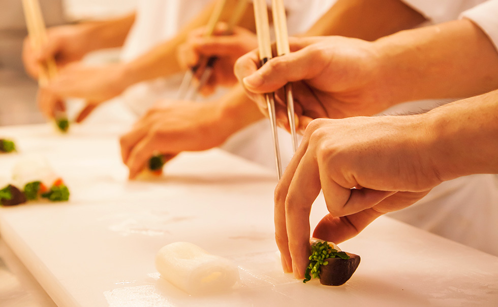 写真：調理の様子