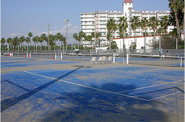 写真：テニスコート