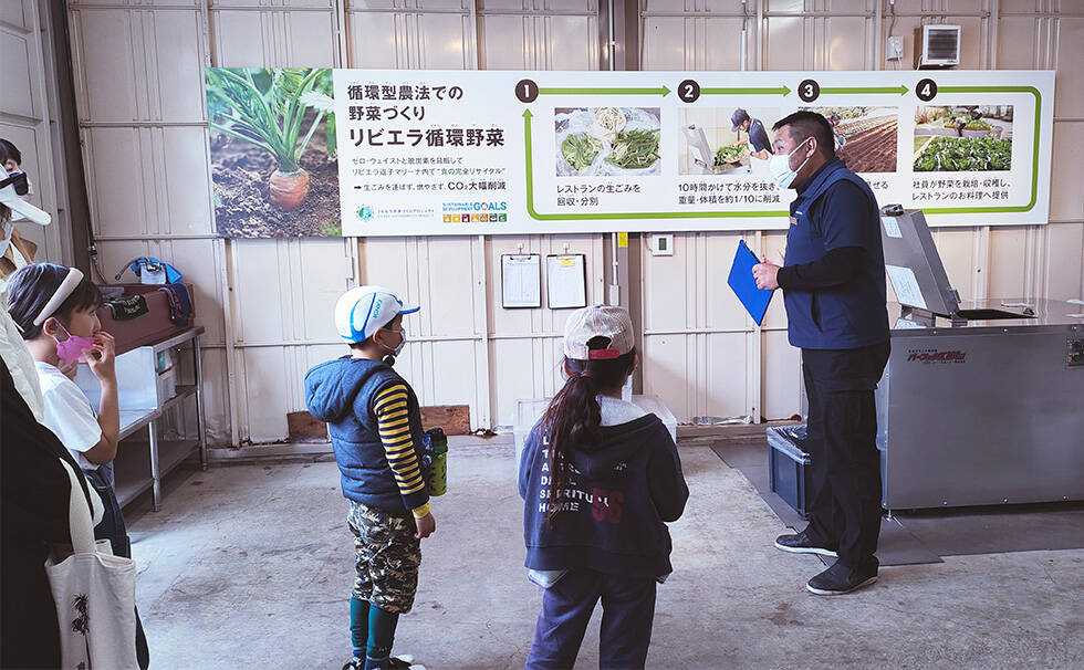 写真：SDGsツアーの様子