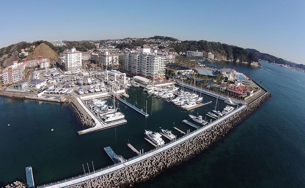 リビエラ逗子マリーナの全体