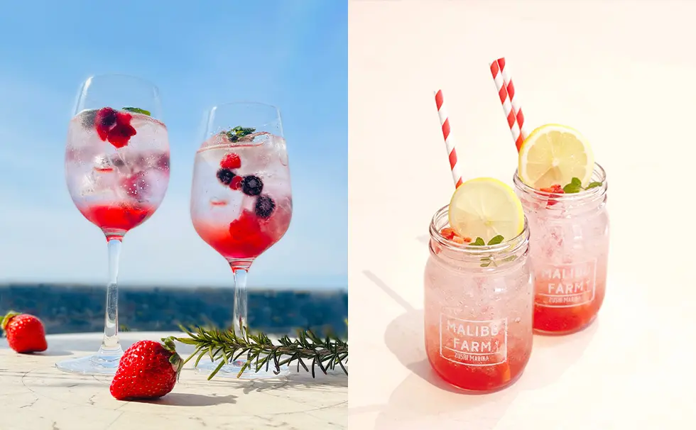 写真：季節限定ドリンク