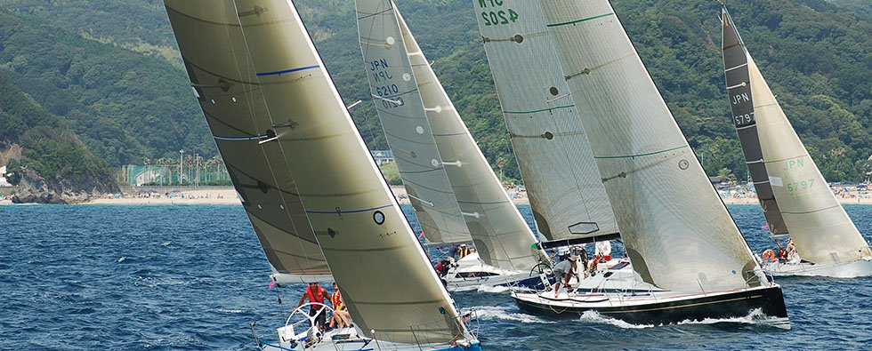 画像：ヨットレース