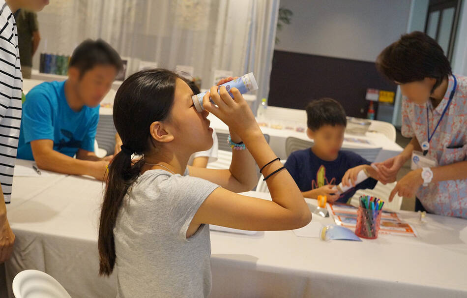 写真：海ごみワークショップの様子