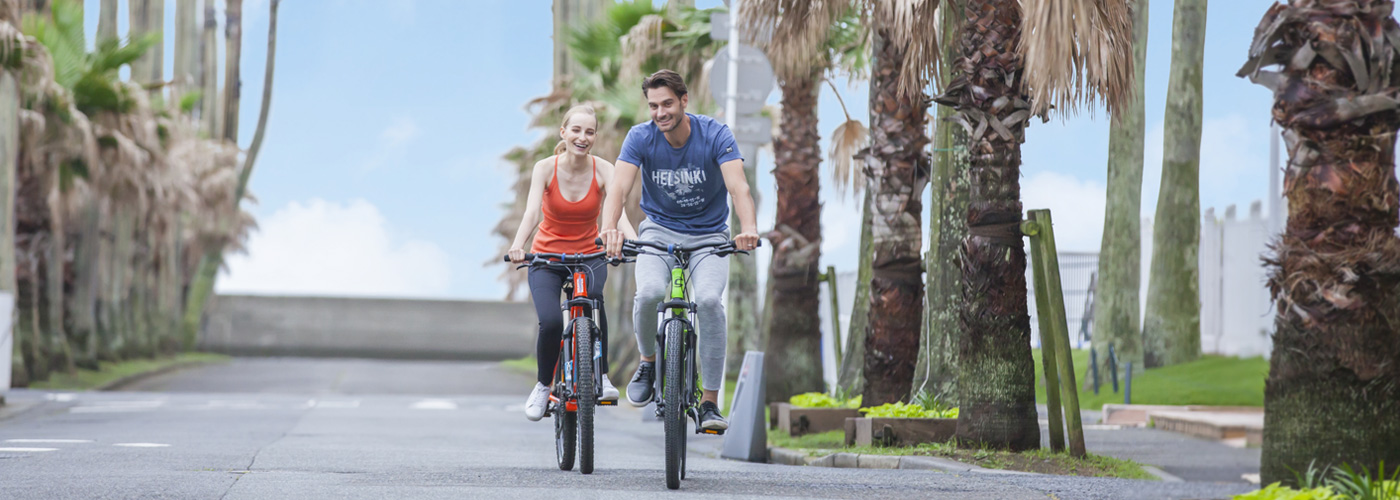 写真：サイクリング