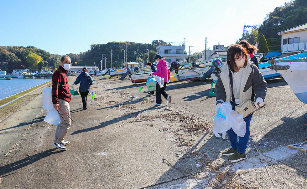 写真：リビエラ湘南ビーチクリーン