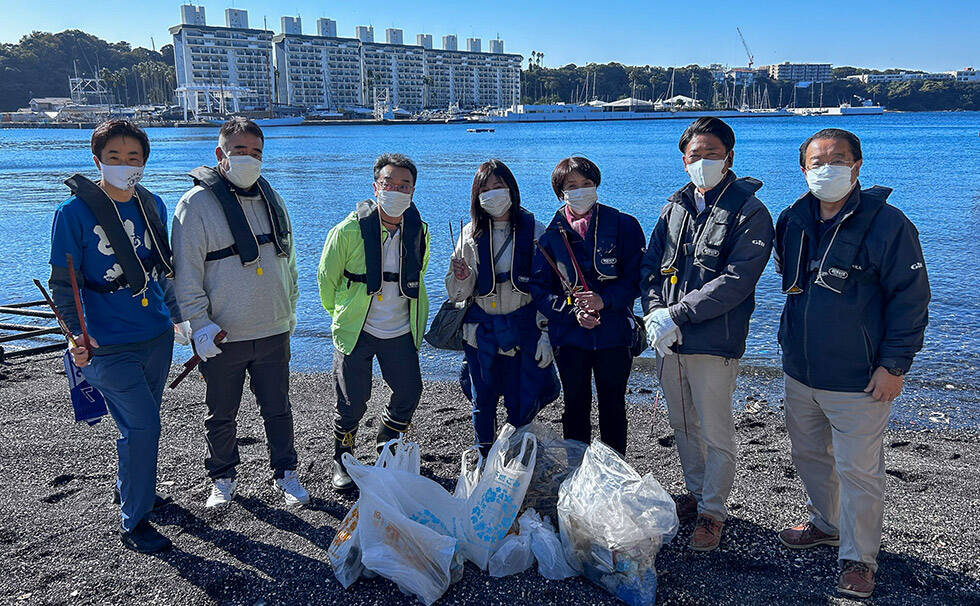 写真：リビエラ湘南ビーチクリーン