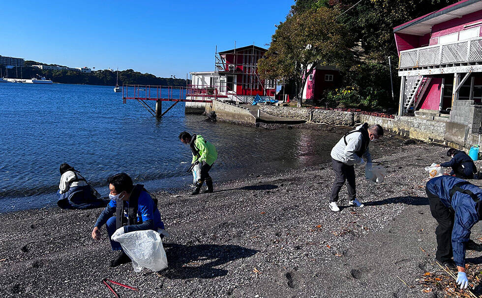 写真：リビエラ湘南ビーチクリーン