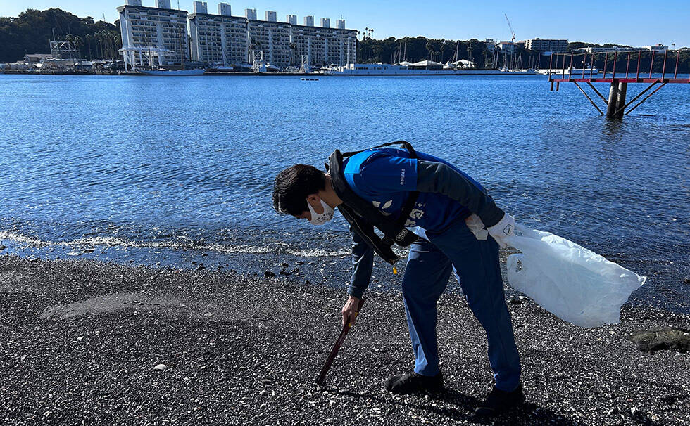 写真：リビエラ湘南ビーチクリーン