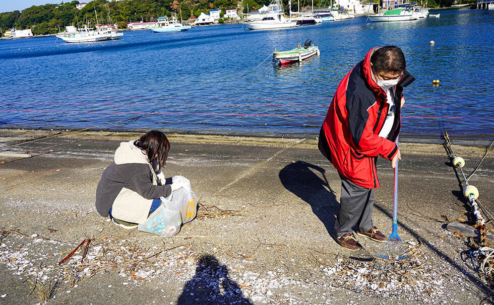 写真：リビエラ湘南ビーチクリーン