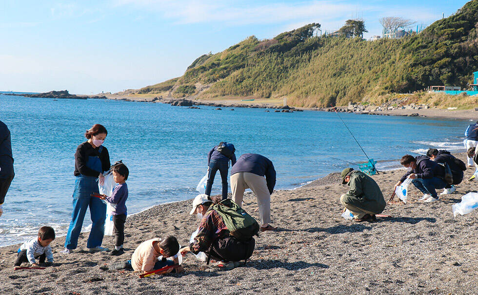 写真：リビエラ湘南ビーチクリーン