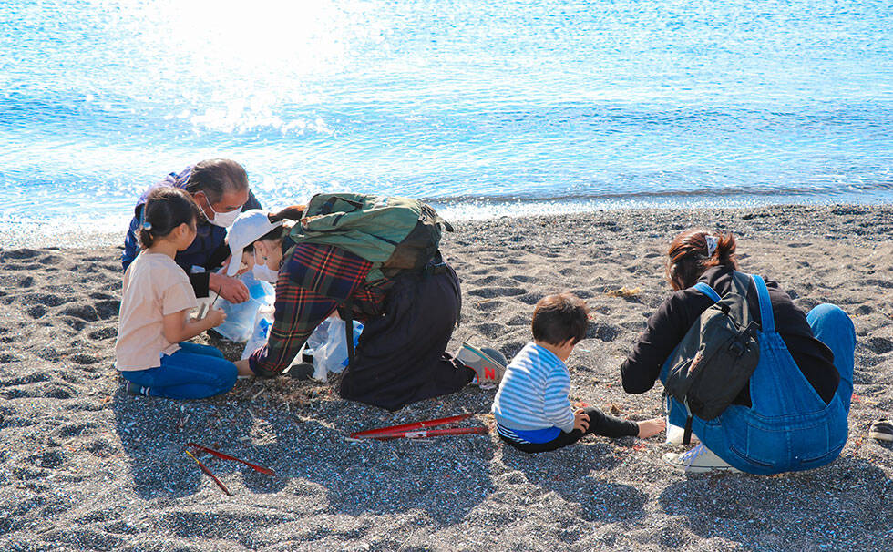 写真：リビエラ湘南ビーチクリーン