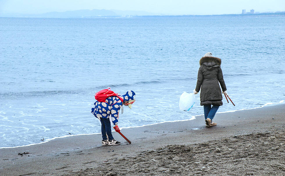 写真：リビエラ湘南ビーチクリーン