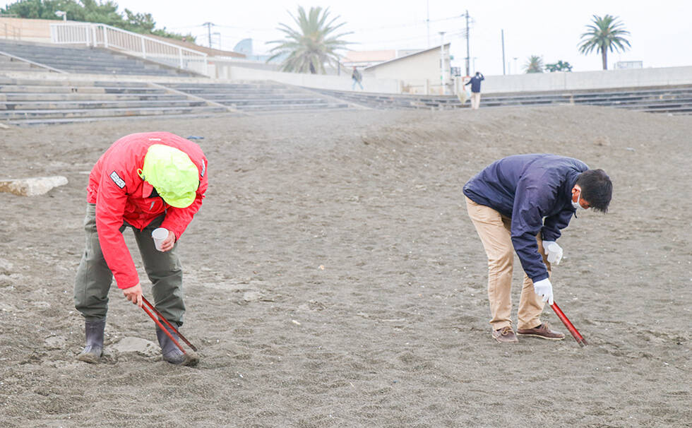 写真：リビエラ湘南ビーチクリーン