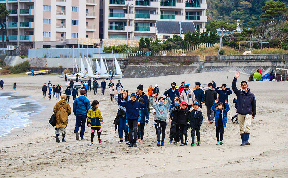 写真：リビエラ湘南ビーチクリーン