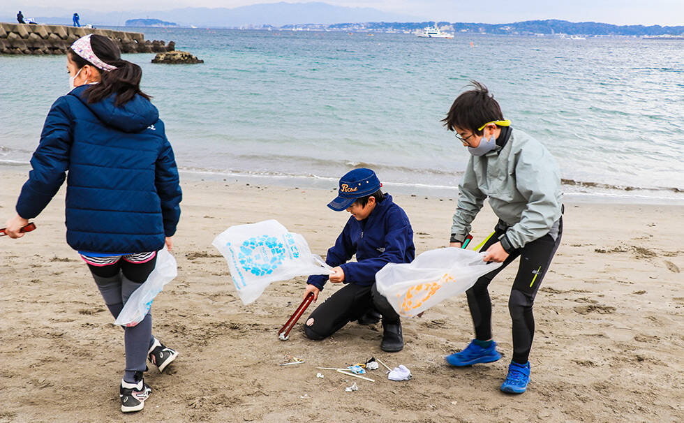 写真：リビエラ湘南ビーチクリーン