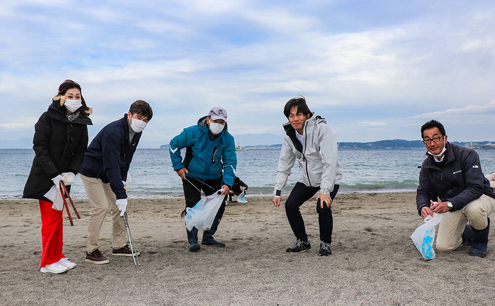 写真：リビエラ湘南ビーチクリーン