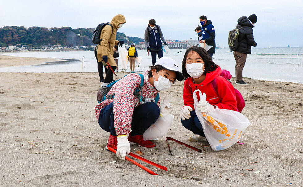 写真：リビエラ湘南ビーチクリーン