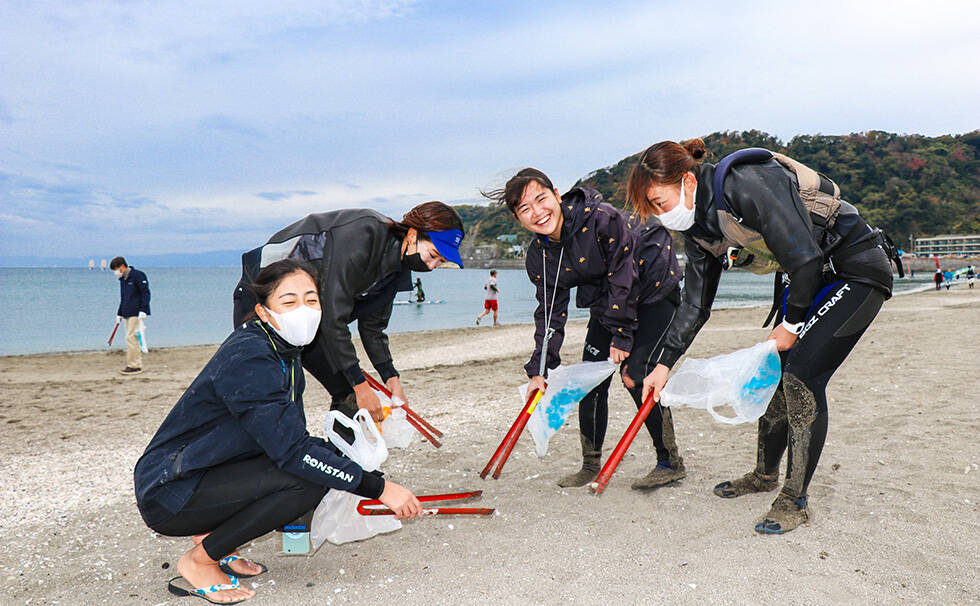 写真：リビエラ湘南ビーチクリーン