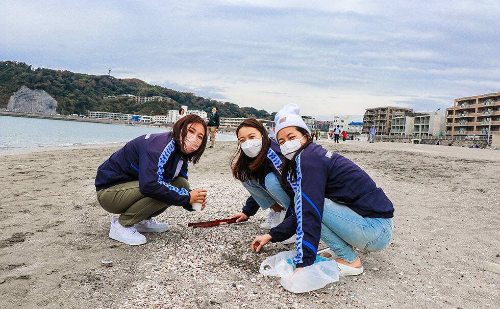 写真：リビエラ湘南ビーチクリーン