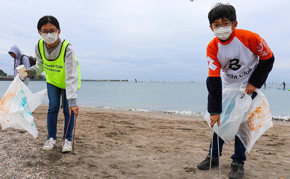 写真：リビエラ湘南ビーチクリーン