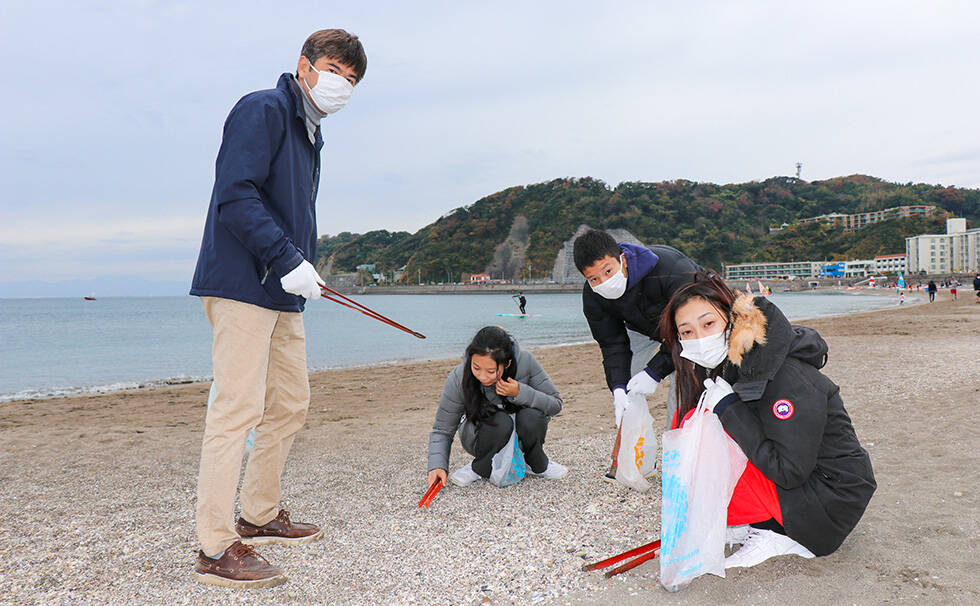 写真：リビエラ湘南ビーチクリーン