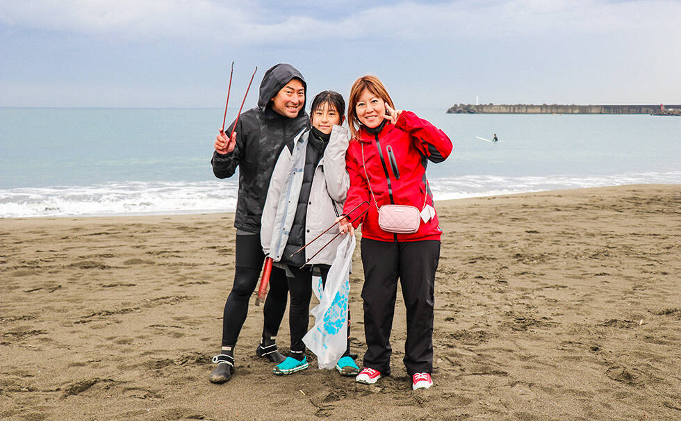 写真：リビエラ湘南ビーチクリーン