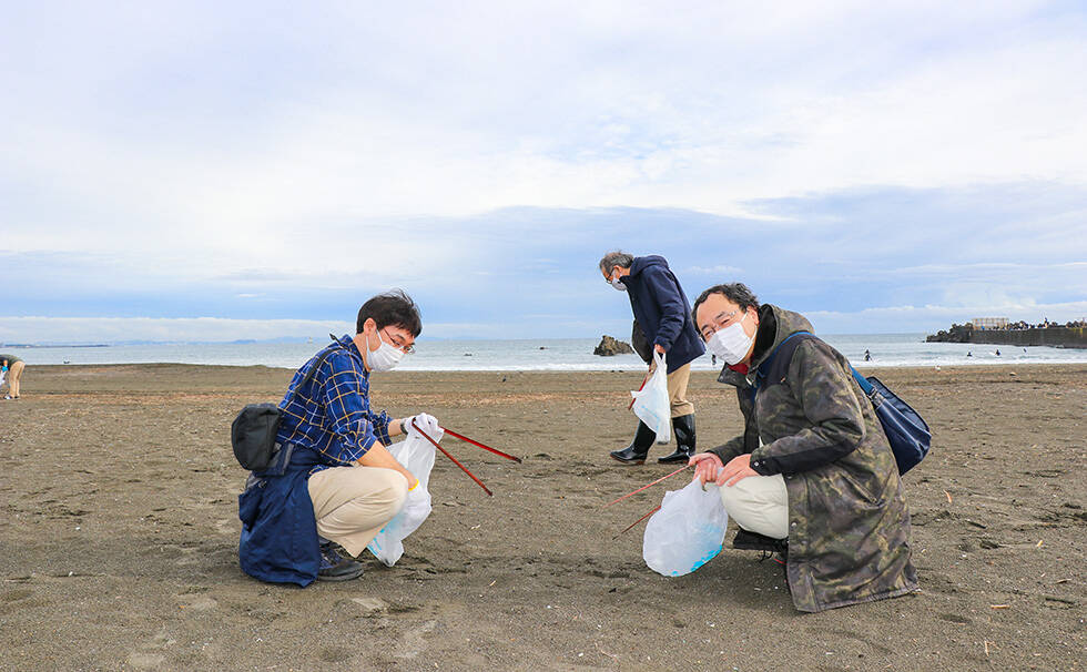 写真：リビエラ湘南ビーチクリーン