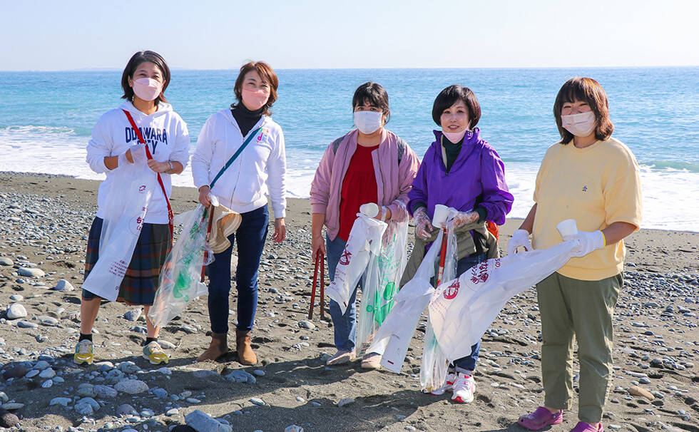 写真：リビエラ湘南ビーチクリーン