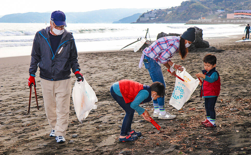 写真：リビエラ湘南ビーチクリーン