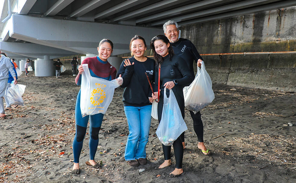 写真：リビエラ湘南ビーチクリーン