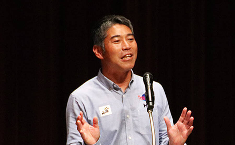 写真：DMG MORI SAILING TEAM スキッパー 白石 康次郎氏