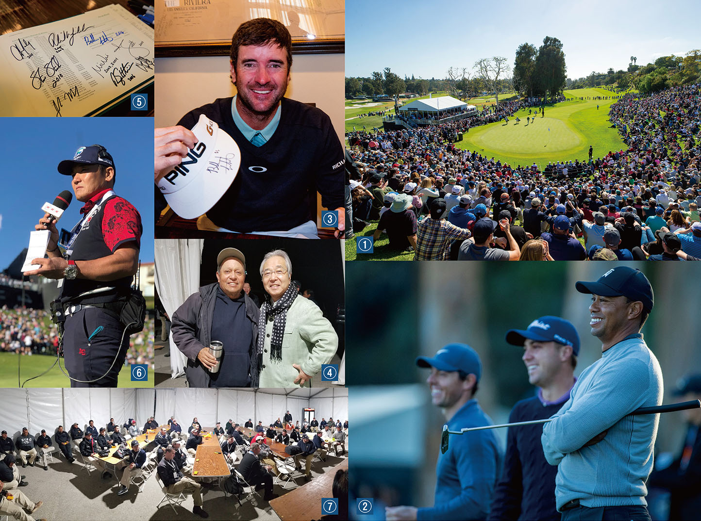 写真：ジェネシス・オープン 2018　大会の様子