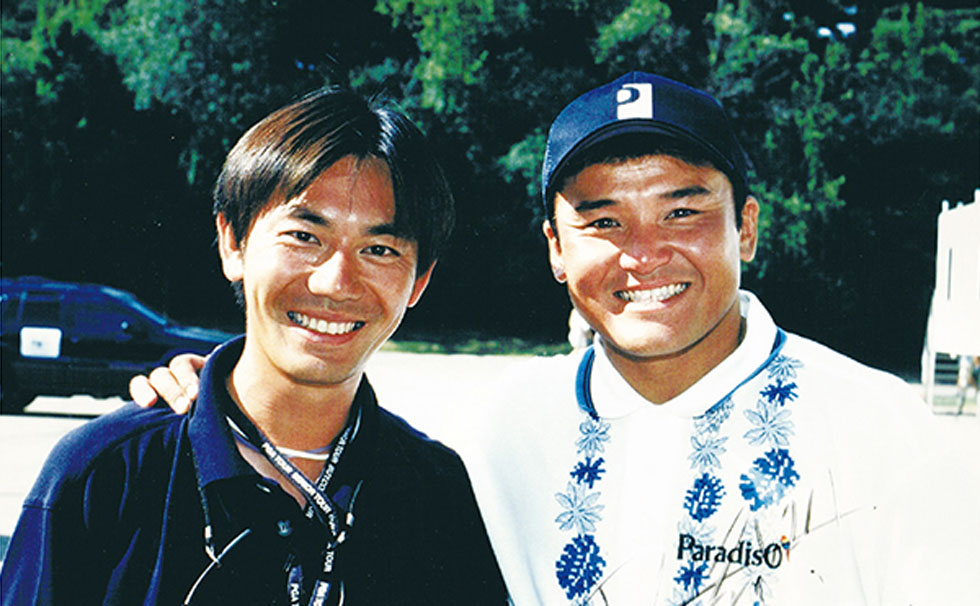 写真：写真：丸山茂樹プロと内藤雄士氏