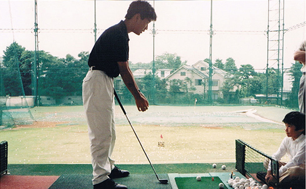 写真：ジュニアクラスの指導をはじめた大学生のころ