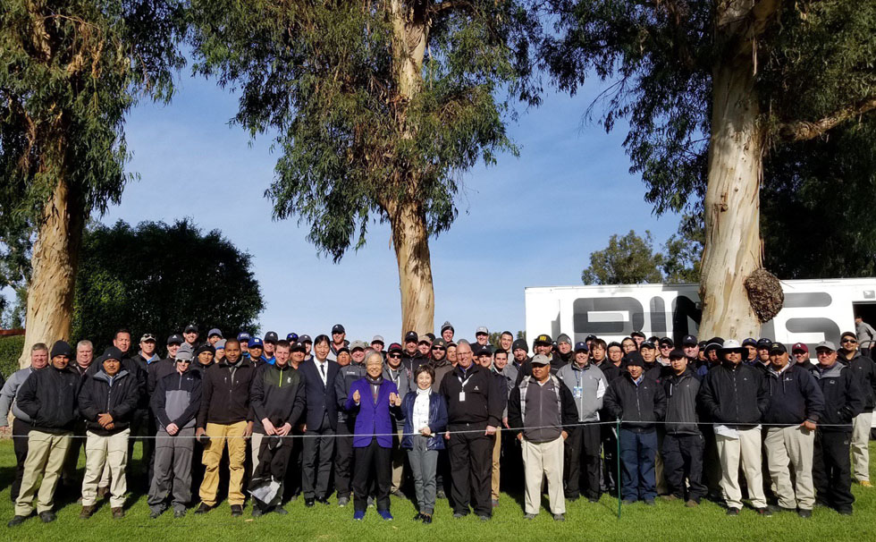 写真：ジェネシスオープン2019の様子