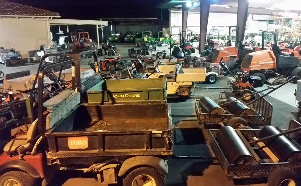 写真：コースメンテナンス