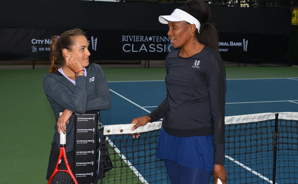 写真：リビエラテニスクラシックの様子