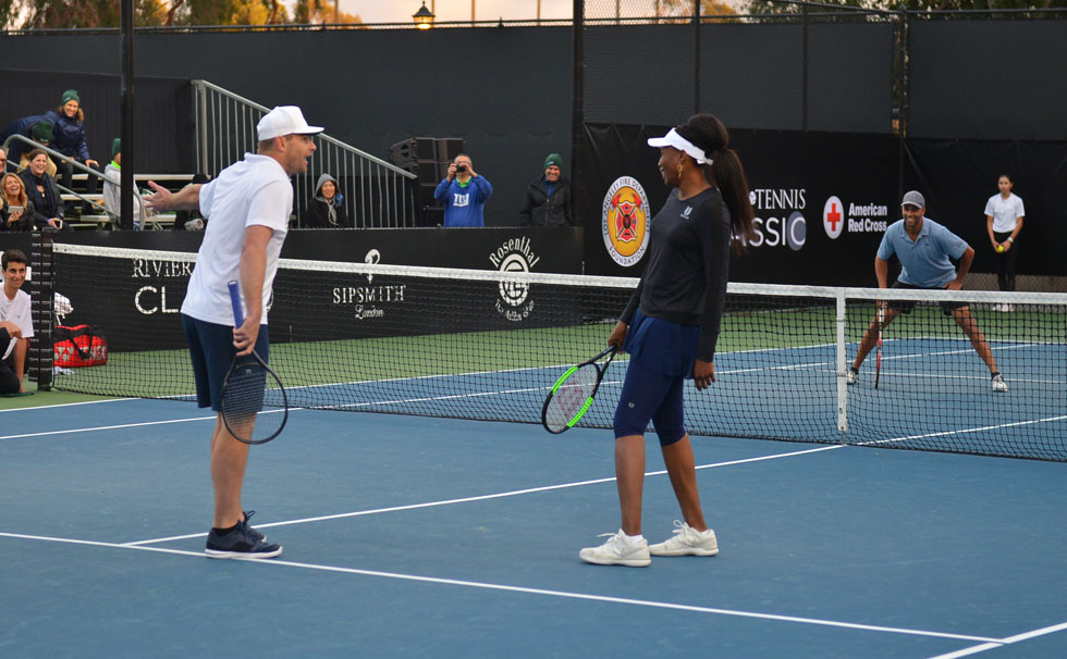 写真：リビエラテニスクラシックの様子